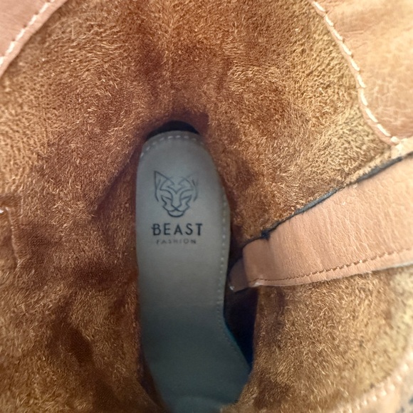 BEAST FASHION White Western Cowboy Boots Metal Toe Cap Festival | Size 5.5 - Picture 16 of 17